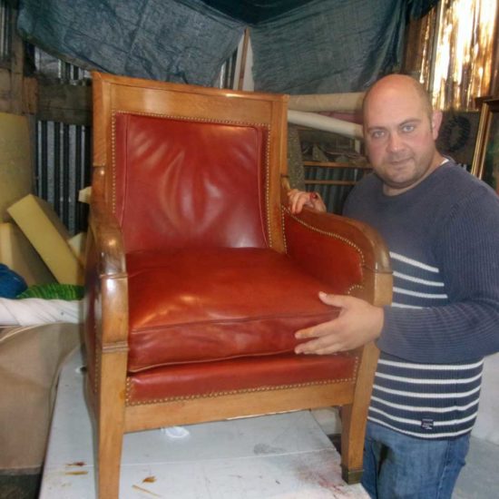 fauteuil en cuir